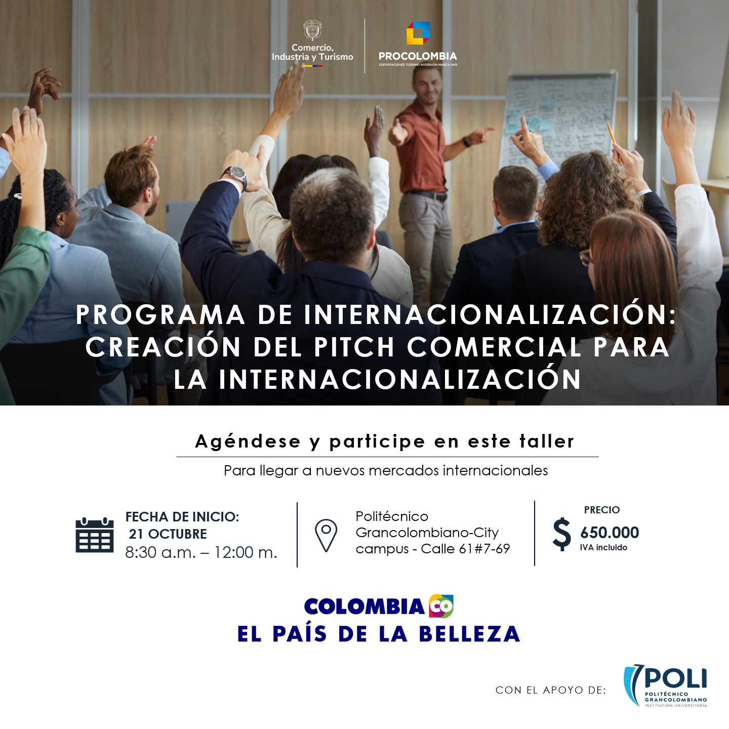 ¿Quieres recibir más información?
